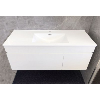 Vanity - H1200WH - Wall Hung 1200mm - White Series - Double Basin